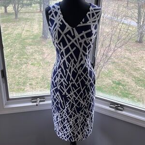 NWT‎ Adrianna Papell Crepe Scuba Sheath Dress